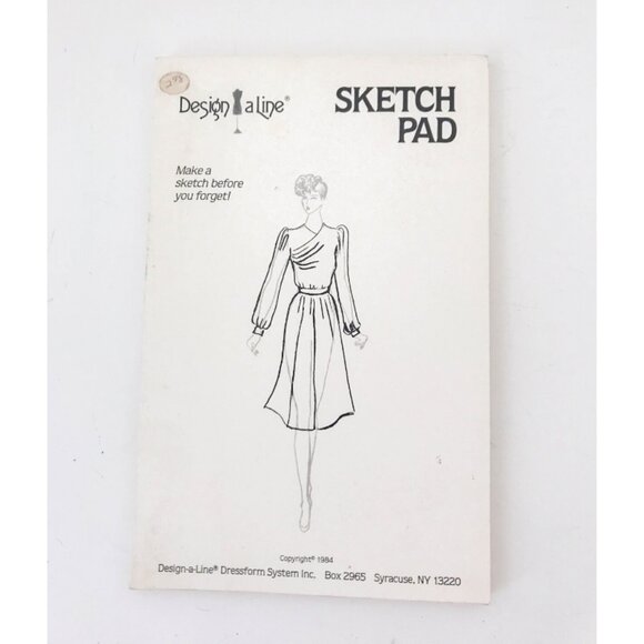 Fashion Sketch Pad with Forms - New! - Picture 1 of 5